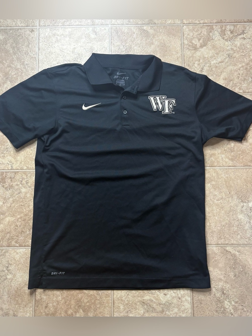 Nike Black WF Embroidered Dri-FIT Men's M Polo